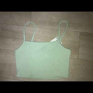 H&M Mint Cami Crop Top